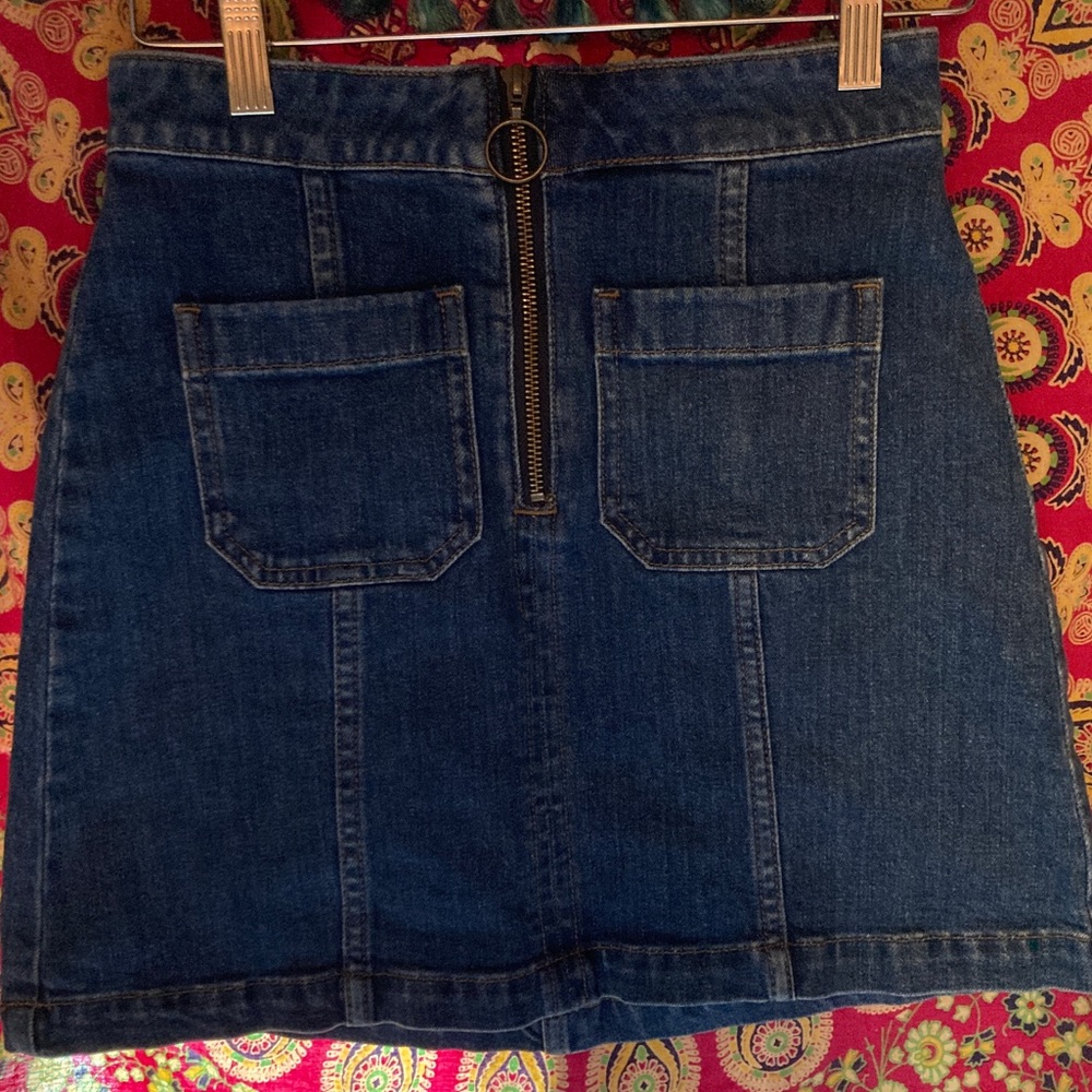 Madewell denim skirt